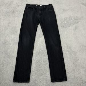 Levis Jeans Womens 18 Reg 29x29 Black 510 Skinny Mid Rise Slimming Black Western